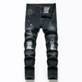 thumbnail image 2 of LUOGENLI Boys Jeans Size 6T Boy's Skinny Fit Ripped Distressed Fashion Kids Denim Jeans Pants Boys Jeans Size 6 Slim Fit 2-Black Size 14-16 Years, 2 of 8