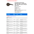 thumbnail image 2 of Front Right Seat Back Recliner Adjustment Handle - Compatible with 2003 - 2006 GMC Yukon XL 1500 Sport Utility 4-Door 2004 2005, 2 of 2
