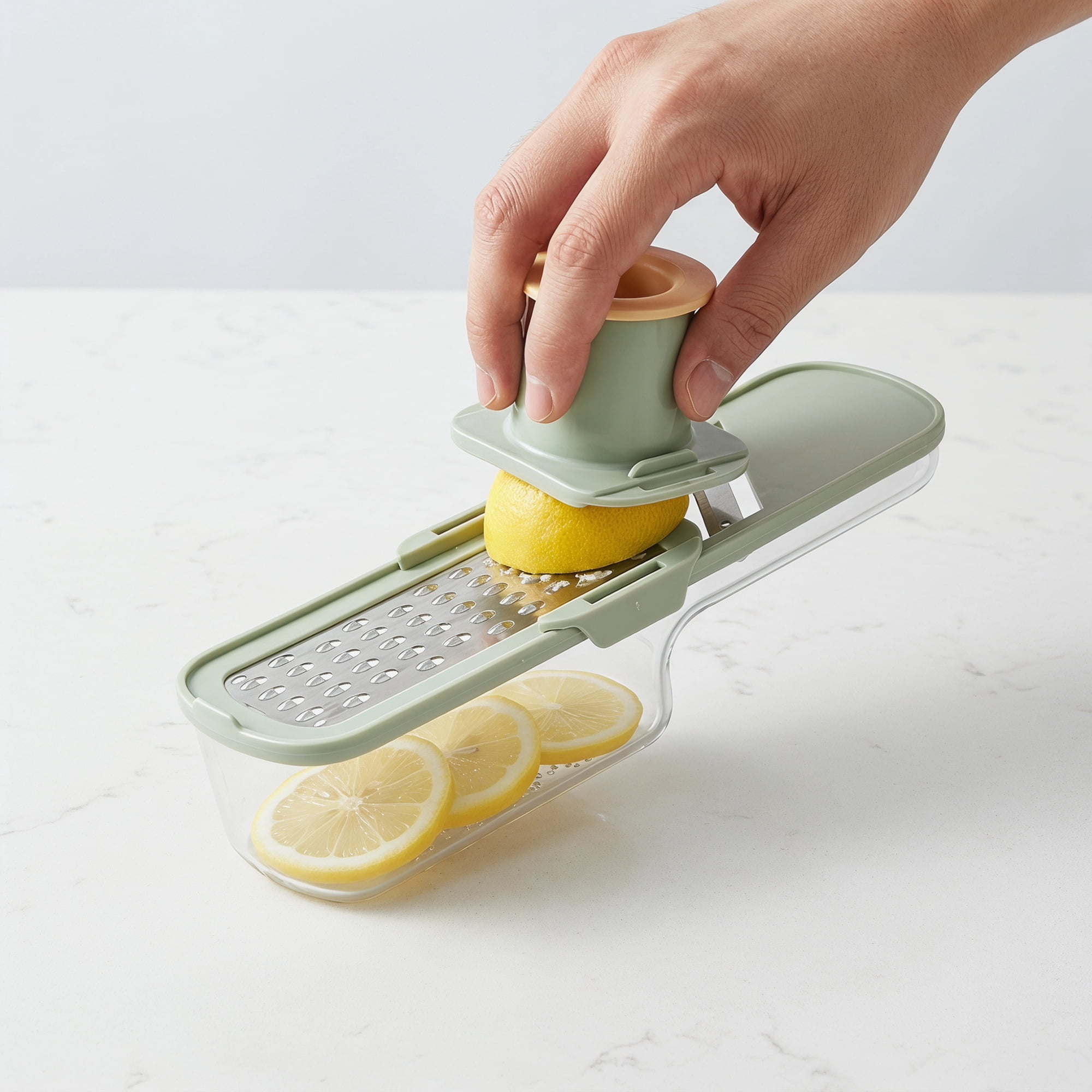 Unique Bargains Stainless Steel Blades 3-in-1 Cutter Slices, Chops and Grates Mixed 2 pcs