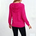 thumbnail image 4 of RXMEKW Chandails d'Automne pour Femmes, Haut à Capuche Raglan Uni à Manches Longues pour Femmes, 4 of 6