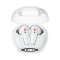 thumbnail image 2 of Oggfader Wireless Earbuds Intelligent Digital Display Bluetooth Headset 5.0 Wireless Headphone With Microphone 9D Stereo Gaming Sport Earbuds Headsets White, 2 of 6