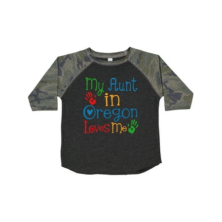 

Inktastic My Aunt in Oregon Loves Me Boys or Girls Toddler T-Shirt