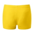 thumbnail image 6 of OOOUM Girls Solid Color Swim Shorts Quick Dry High Waist Stretch Boyshort Bottoms Kids Plain Colors Beach Modest Swim Shorts Yellow 11-12 Years, 6 of 6