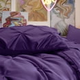 thumbnail image 5 of Juego de edredón Bedsure Twin Púrpura con sábanas, 5 piezas, 5 of 5