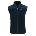 thumbnail image 2 of Men's Cutter & Buck  Navy West Virginia Mountaineers Cascade Eco Sherpa Fleece Full-Zip Vest, 2 of 3