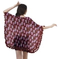 thumbnail image 4 of Moomaya Front Open Printed Shrug Beach Clothes For Kimono Cardigans For Women, 4 of 5
