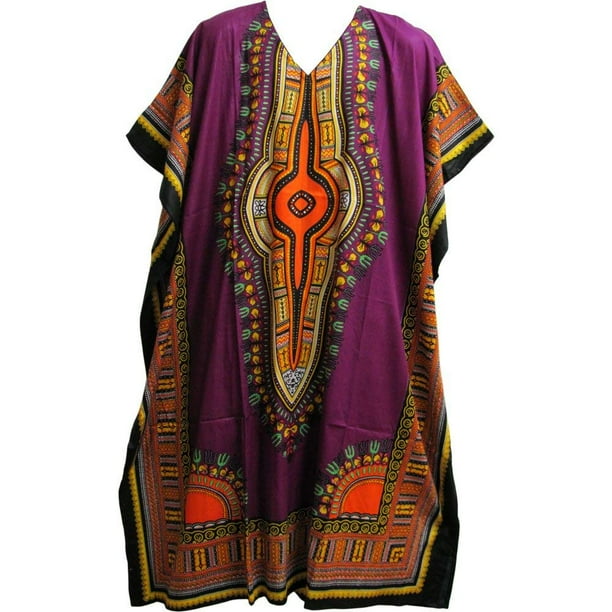 Ambey Craft - Men's Bohemian African Dashiki Print Ethnic Caftan Kaftan ...