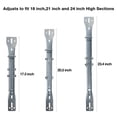 thumbnail image 4 of Soporte para puerta de garaje HOME MASTER HARDWARE de acero ajustable, 4 of 5