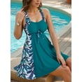 thumbnail image 3 of JYLFC Women's Summer Tankini Swimsuit Set Loose Fit with Shorts, 2-Piece, Size 2XL, 3 of 4