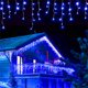 thumbnail image 3 of 1x luces navideñas para decoración de exteriores, 5 m de caída, 0,4-0,6 m, cortina de luces LED, guirnalda de luces para fiestas de bodas y Año Nuevo, 3 of 5