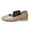 Khaki, variant on Mary Jane Shoes Women,Low Heel Straps Casual All Seasons Mary Jane Shoes for Daily Wear Work,Womens Mary Jane Flats,White,5.5