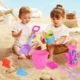 thumbnail image 6 of Rciityk 8Pcs Silicone Beach Toys for Kids - Girls Baby Sandbox Toys with Shovel, Toddler Beach Bucket Set with Sand Toy Molds for Outdoor Summer Playset Travel, 6 of 6