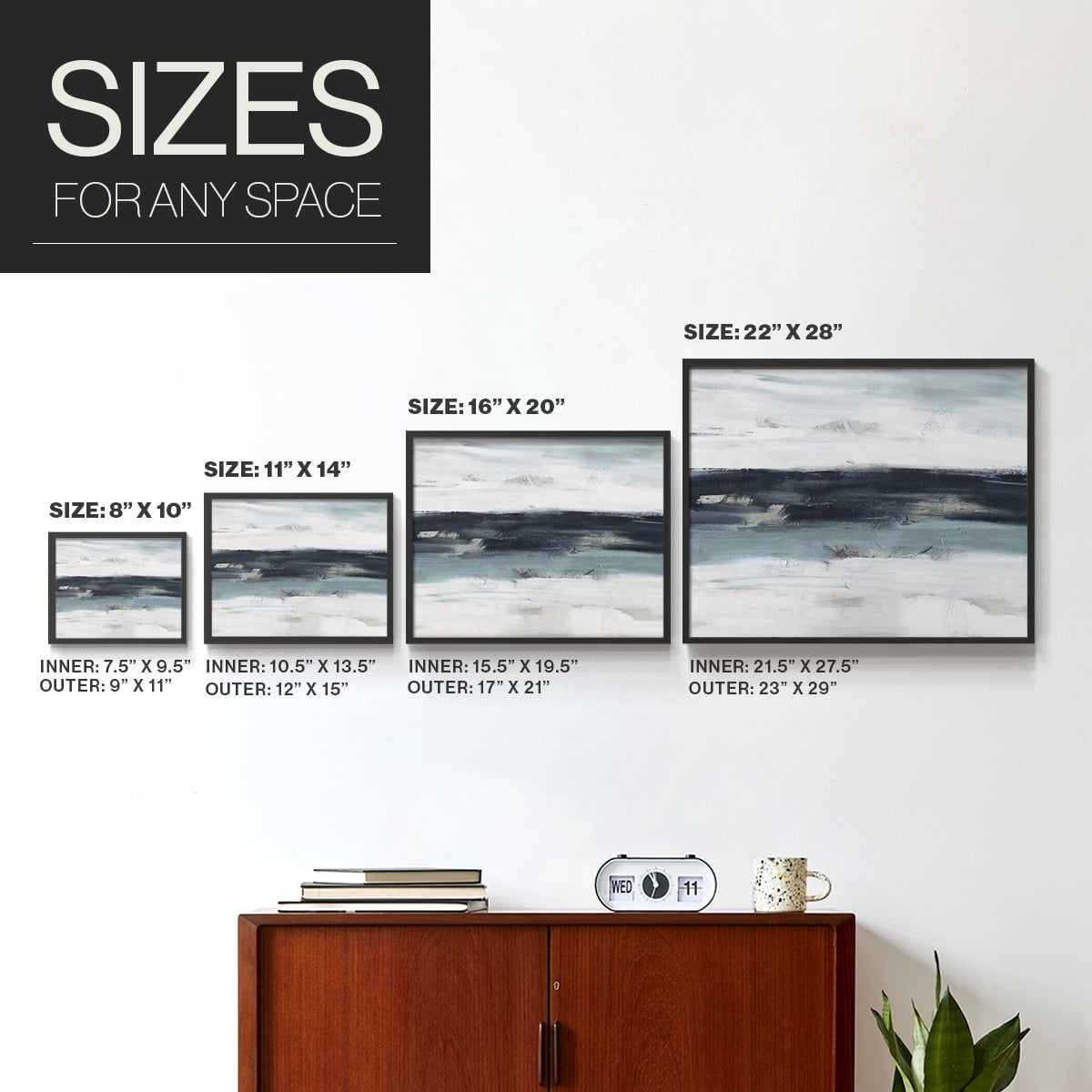 Above Us by Judith Shapiro - Restickable Framed Giclée Print
