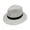 White, variant on Womens Mens Western Cowboy Hats BWASD Classic Wide Brim Solid Color Straw Weave Panama Hat Sunscreen Sun Jazz Hat for Vacation, Travel, Outdoor Brown
