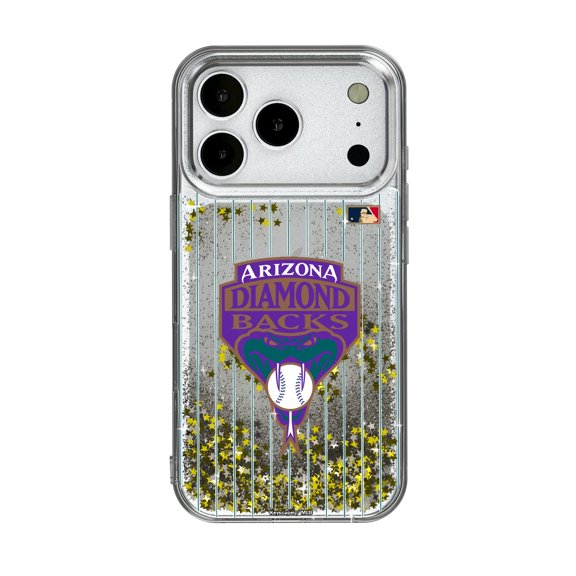Arizona Diamondbacks 1999-2006 Cooperstown Pinstripe iPhone Glitter Case