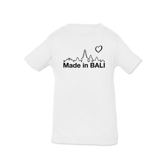 Made In Bali. Landscape T-Shirt Infant -Smartprints Designs, 12 Months