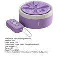 thumbnail image 3 of YAOMOBB Travel Washing Machine USB Powered Portable Mini Cleaning Device 3 Timing Modes for Travel Use, 3 of 6