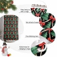 thumbnail image 6 of Christmas Tree Shower Curtain, Xmas Pine Tree Red Bow Winter Geometric Black Waterproof Fabric Shower Curtains with 12 Hooks, Bathroom Curtain Set for Bathroom Accessories Decor, 72 x 78 Inches, 6 of 9