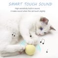 thumbnail image 3 of Juguetes interactivos para gatos Sunnimix Bolas chirriantes de hierba gatera recargables amarillo, 3 of 8