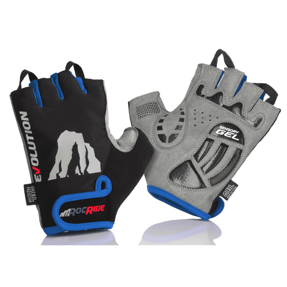 Cycling Gloves Bicycle Bike Half Finger Men Sport Outdoor Road Padded Mountain