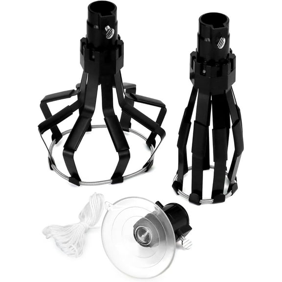 Professional Light Bulb Changer Kit - 3 Piece Set - Extension Pole Compatible, for High Ceiling Incandescent Bulbs with Standard, Floodlight & Recessed Changer