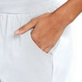 thumbnail image 6 of BALEAF Women's Bermuda Shorts Cotton Long Shorts with Pockets White M, 6 of 7
