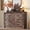 Light Brown, variant on Aitjunz Farmhouse 6 Drawers Dresser, 47.8" Wide Wood Chest of Drawers with Large Storage Capacity, Roman Column Design for Bedroom, Living Room and Entryway, White