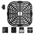 thumbnail image 2 of Dsseng For 4QT Healthy Cooking Air Fryer Grill Tray Crisper Plate  Food Grade Stainless Steel  Easy To Clean Accessory 7.3 Inch, 2 of 10