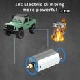 thumbnail image 4 of 1/12 camión eléctrico 4Wd Rc crawler, juguetes de coche de telemando, Ghz Hobby RC camión juguetes carga USB Verde Yotijar mini coche de radio control, 4 of 4