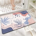 thumbnail image 5 of CASAFUN Diatomite Bathroom Doorway Water-absorbent Non-slip Foot Mats, Sink Toilet Quick-drying Floor Mats, Easy to Clean & Maintain Stylish & Elegant Design for Bathroom Living Room Kitchen, 5 of 8