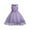 V-Purple5129, variant on Kids Girls Formal Party Dress With Vest And Skirt Elegant Children Gown For Holiday Solid Color O-Neck Sundress For Play Birthday Casual
