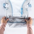 thumbnail image 4 of Infantino StayCool 4-in-1 Temperature Conditioned Ergonomic Unisex Baby Carrier, 8-40lb, White, 4 of 15