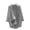 Gray, variant on Shacket Women Striped Button Front Casual Loose Pocket Shirt Long Sleeve Top Jacket For A Classic Preppy Layered Look Spring Jackets For Women