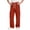 Orange, variant on Vibrex Boy's Loose Wide Leg Cargo Sweatpants Solid Color Drawstring Pants Elastic Waisted Casual Comfortable Pants with Zip Pocket 5-14 Years