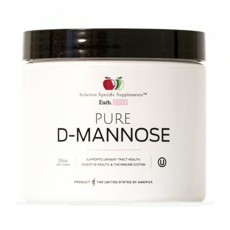 Pure D-Mannose Powder Supplement - Bulk D-Mannose 10oz ( 283 g ) 120 Servings for UTI, Bladder, & Urinary Tract (Best Rx For Uti)