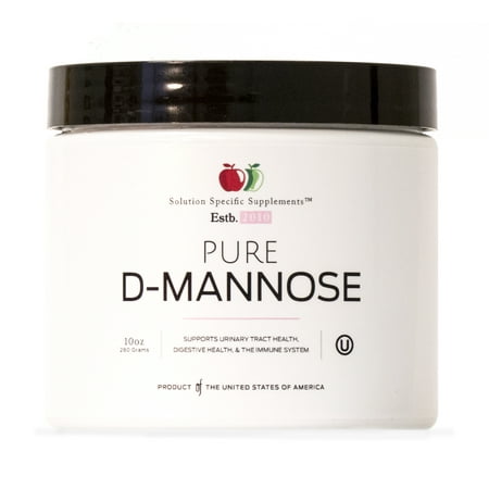 Pure D-Mannose Powder Supplement - Bulk D-Mannose 10oz ( 283 g ) 120 Servings for UTI, Bladder, & Urinary Tract (Best Drink For Uti)