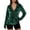 Green, variant on Hooded Tops for Women Velvet Drawstring Ruched Long Sleeve Shirts Work Dressy Casual V Neck Slim Fit Blouses