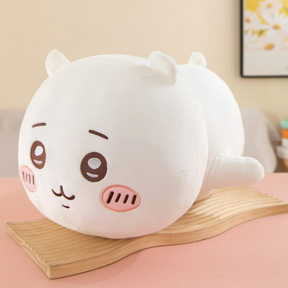 Chiikawa Series Long Doll Plush Cartoon Hachiware Soft Pillow Cute Plush Doll Ornament Anime Plush Gift for Home Decoration