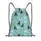 thumbnail image 1 of Fotbe Cute Dog Bolsa Mochila con Cordón Estampada, Bolsa de Gimnasio Deportiva, Bolsa Cinch, Bolsa con Cordón para Hombres y Mujeres-Medium, 1 of 6