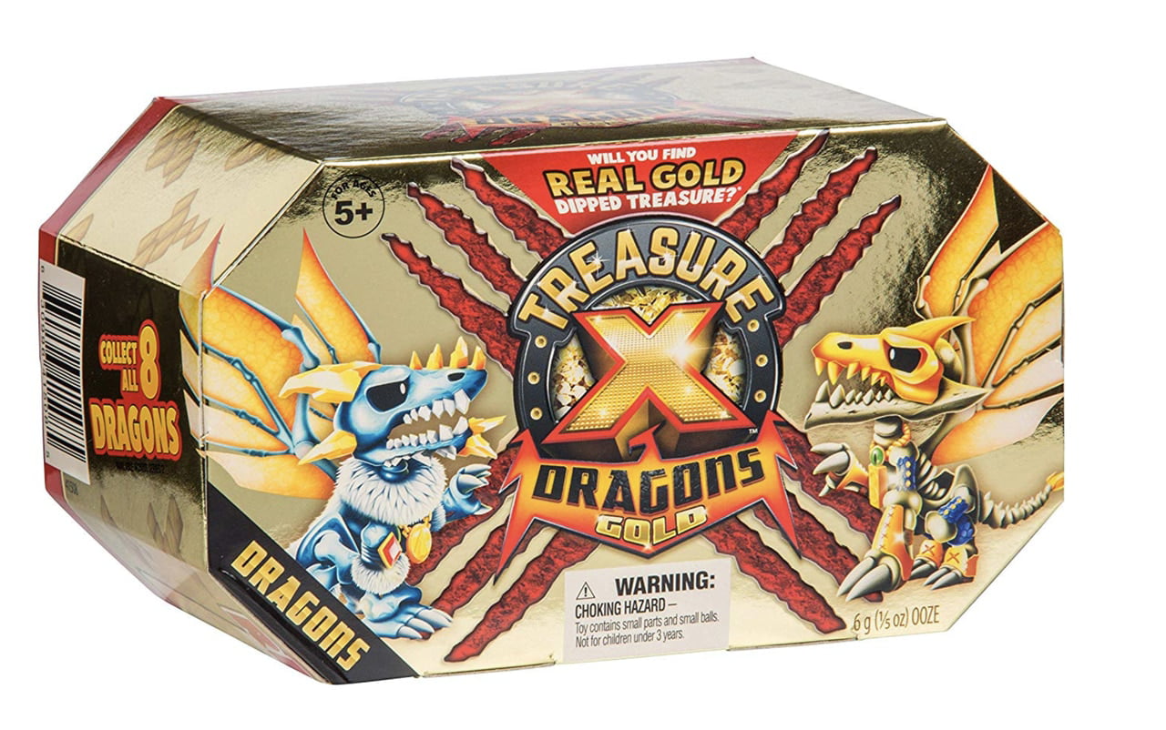Treasure X Quest For Dragons Gold Deluxe Dragon Figure Walmart