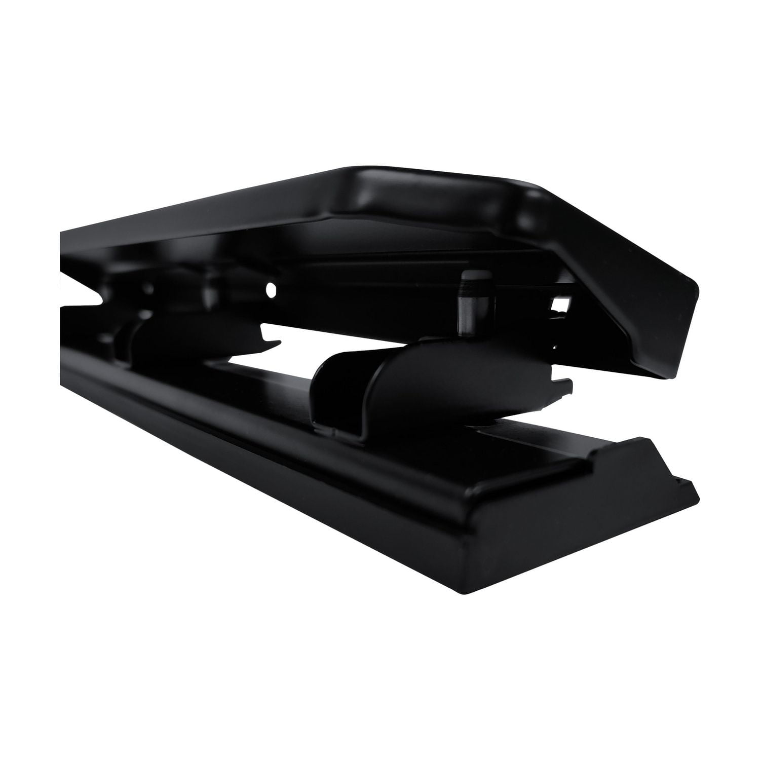 Merangue Adjustable Steel 3-Hole Punch, Black