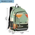 thumbnail image 2 of FORMRS Unisex School Backpack 17" Student Travel Bag with Laptop Compartment, Red Glasses, 2 of 7