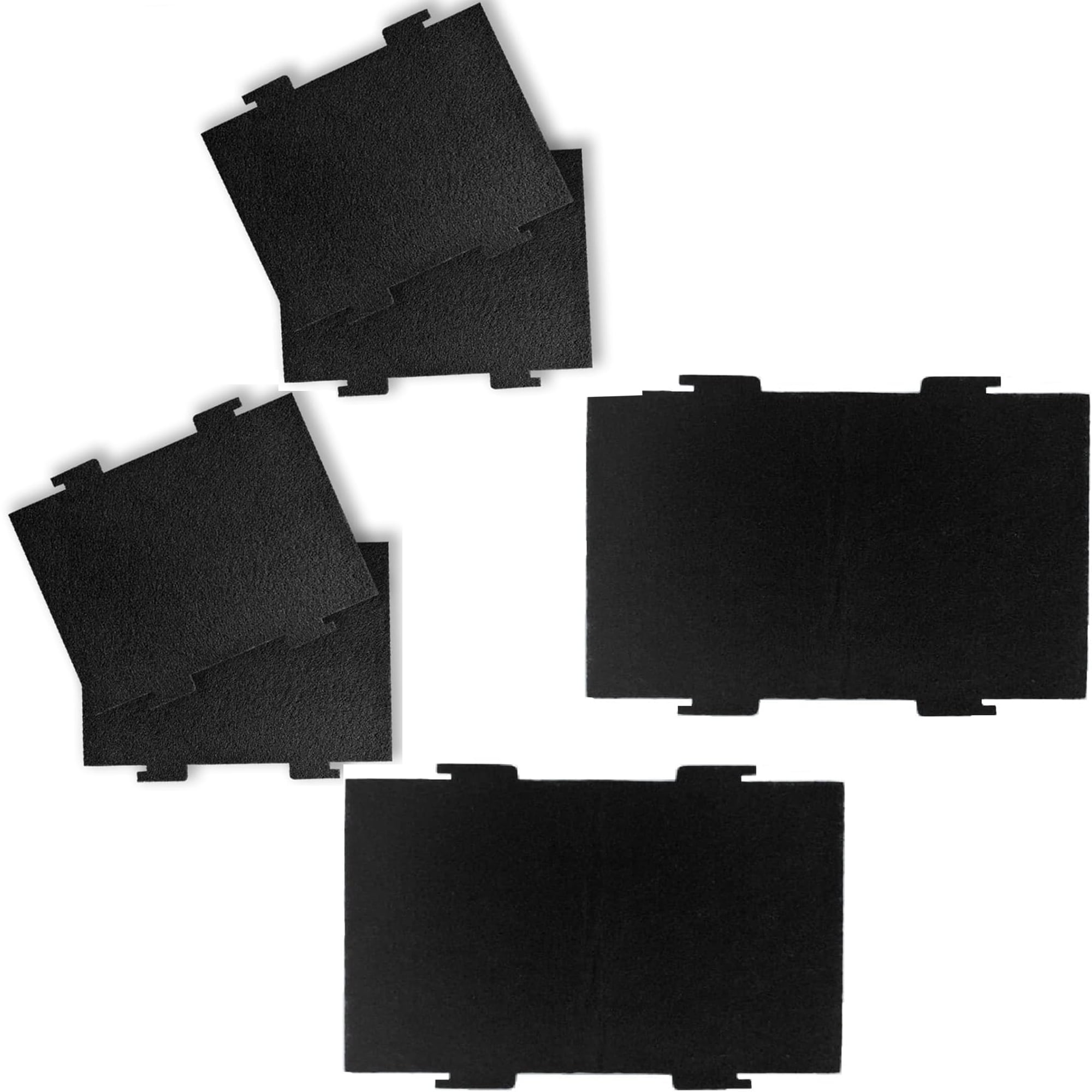 TropicAqua Replacement Air Filters for Microwave Oven – 8 Pack W11282981 Activated Charcoal Filters Compatible with Kitchen Aid and Whirlpool Over The Range Microwave Hood Models