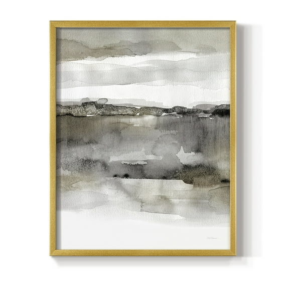 Neutral Harmony in Gold Solid Wood 8 x 10 Framed Print