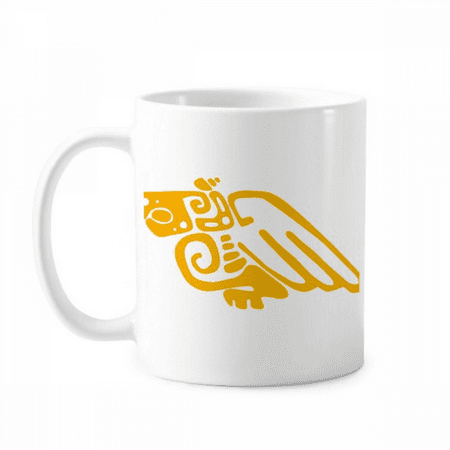 

Mexico Totems Mexican Eagle Ancient Civilization Mug Pottery Cerac Coffee Porcelain Cup Tableware