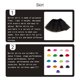 thumbnail image 5 of Qarigey tutú Traje de baile Vestidos de niña Ropa para ocasiones especiales con buen rendimiento Decoración de fiesta para niños Lago azul Prendas para la parte inferior del cuerpo Negro, 5 of 6