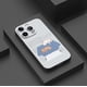thumbnail image 3 of ¡Mantenga su iPhone seguro y elegante con esta funda para teléfono plateada esmerilada con gráficos creativos!, 3 of 4