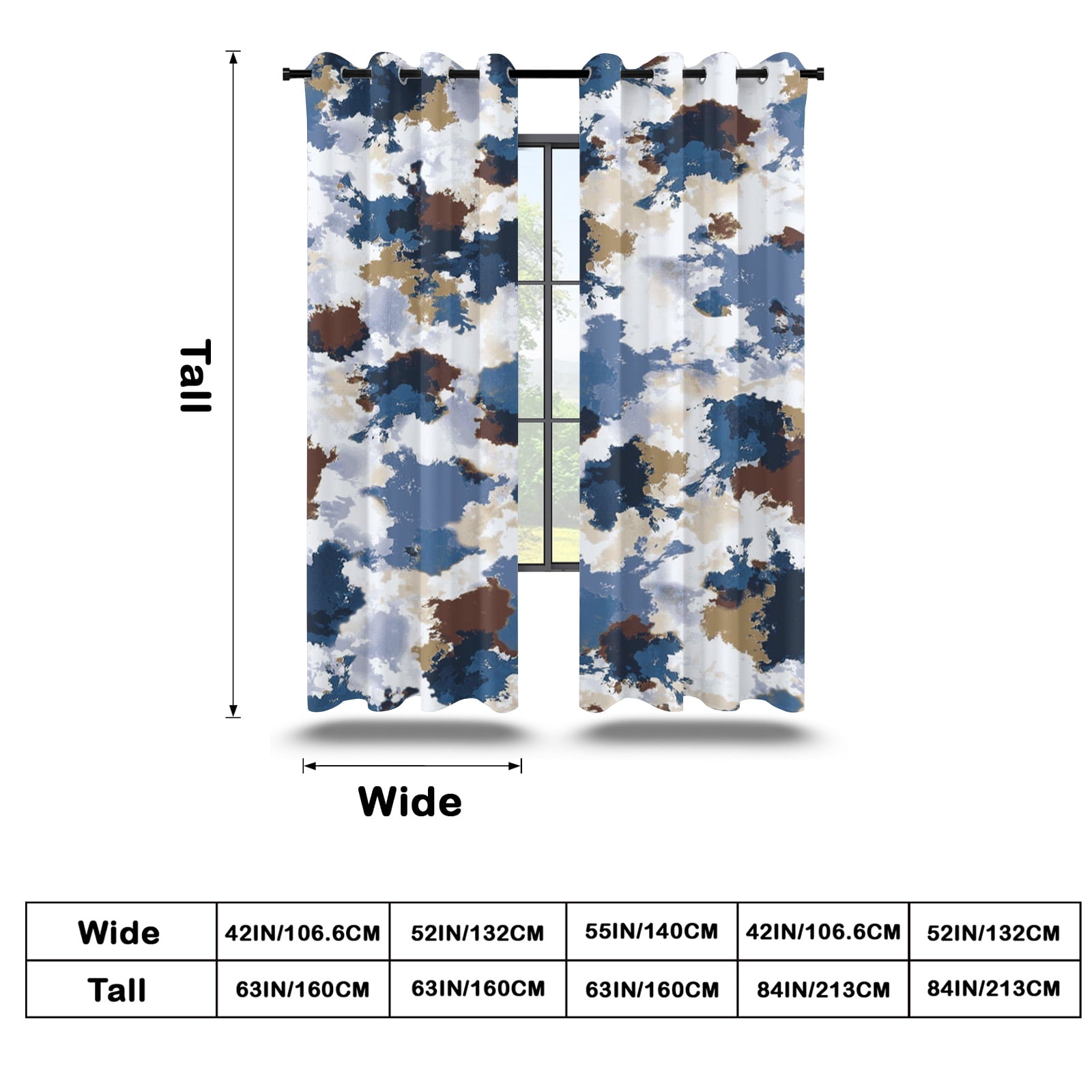 Curtains Cartoon Character Curtains for Boys Girls Bedroom 52Wx84H Inches,2 Panels Window Treatment Set for Living Room Decor