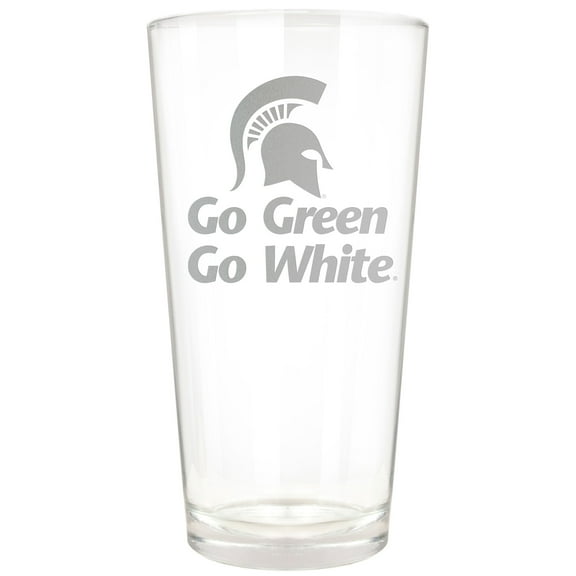 Michigan State Spartans Etched 16oz. Rally Cry Pint Glass
