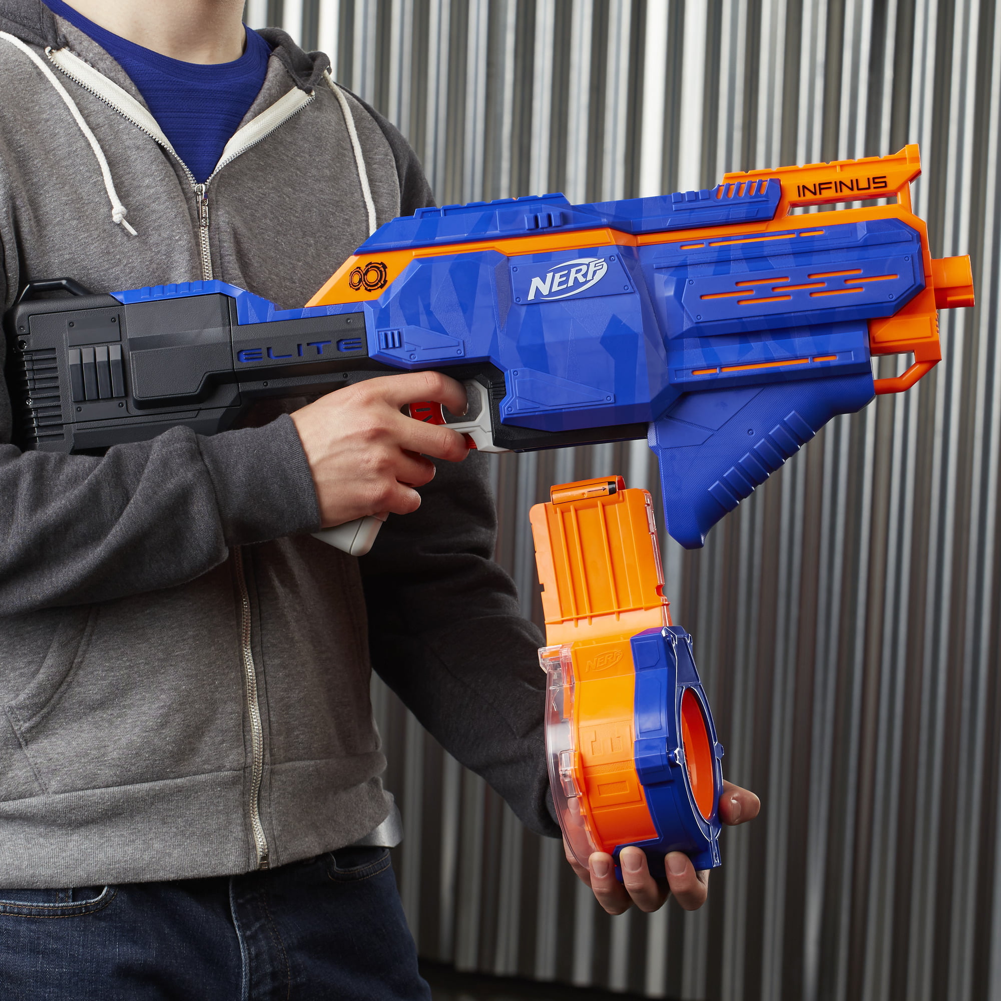 Nerf N-strike Elite Infinus with Speed-Load Tech, Includes 30 Nerf 
